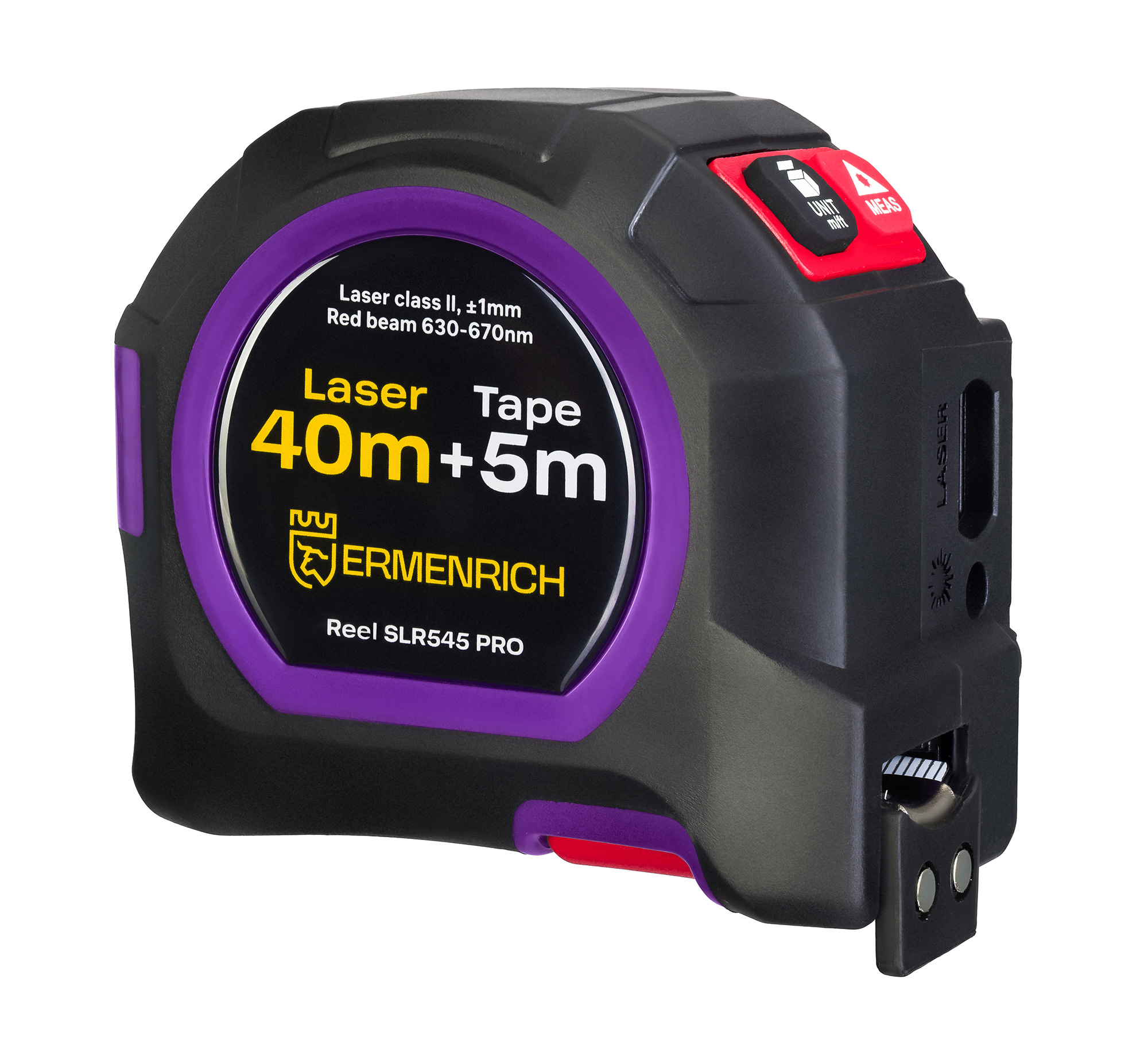 Рулетка с лазерным дальномером Ermenrich Reel SLR545 PRO