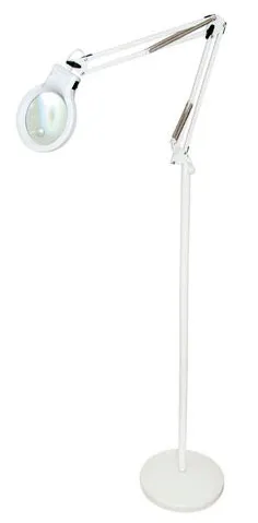 Лупа-лампа напольная «Леда С20-043» 4,5/9x, на пантографе, с подсветкой (20 LED) картинка
