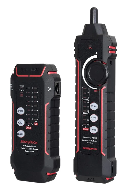 Кабельный тестер Ermenrich NetGeeks NP35 картинка