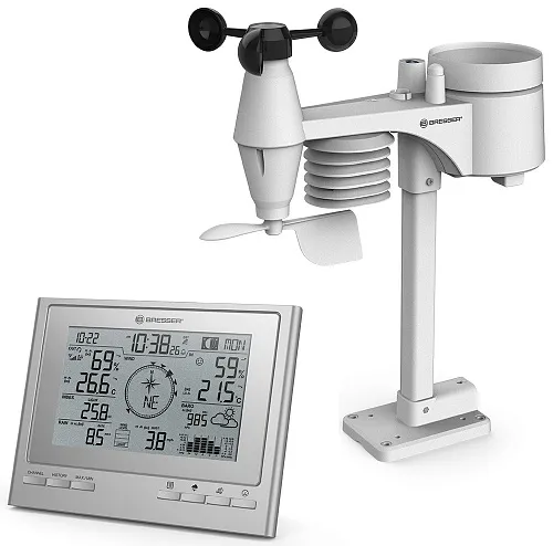 Метеостанция Bresser «7 в 1» ClimateScout Exclusive, серебристая картинка