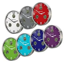 Часы настенные Bresser MyTime io NX Thermo/Hygro, 30 см