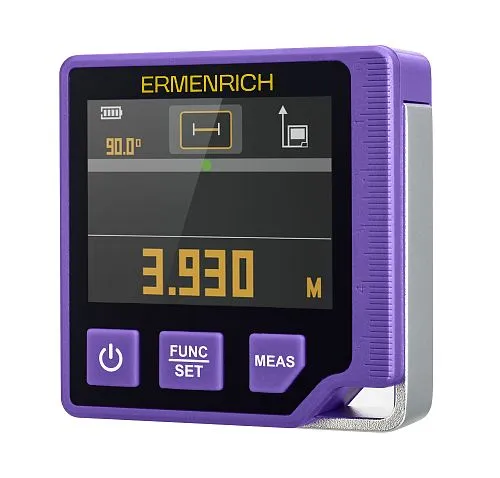 Цифровой уровень с лазерной рулеткой («3 в 1») Ermenrich Verk LQ60 картинка