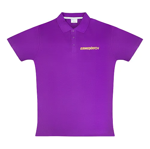 Фирменная футболка-поло Ermenrich, фиолетовая, размер XL картинка