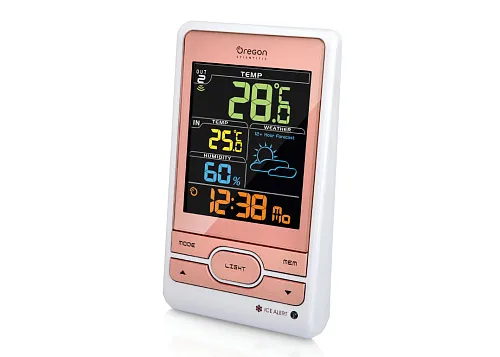 Метеостанция Oregon Scientific BAR206S, розовая картинка