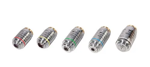 Набор объективов люминесцентных MAGUS FL S-APO60 PlanF S-Apo 4х/10х/20х/40х/100х ми ∞/0,17 H60 мм картинка