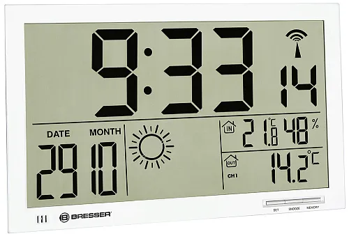 Метеостанция (настенные часы) Bresser MyTime Jumbo LCD картинка