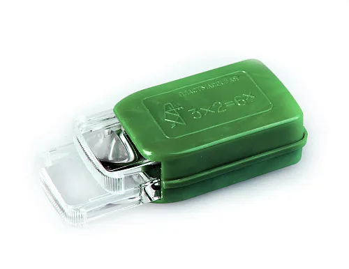 Лупа складная ЛПС-453 3x/6x, 24х24 мм, цветная картинка