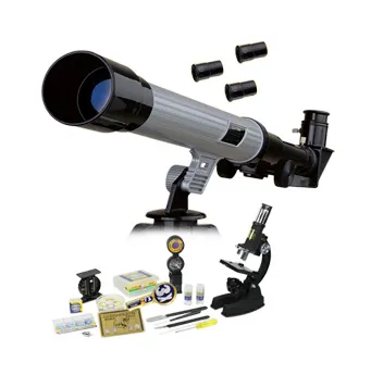 Набор Eastcolight: телескоп 30/400 и микроскоп 100–1000x, 82 аксессуара в комплекте картинка