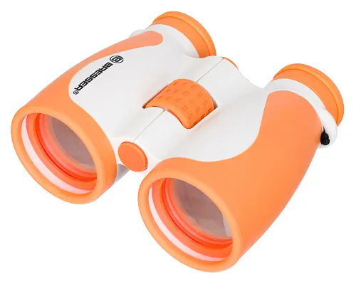 Бинокль детский Bresser Junior 4x40, оранжевый картинка
