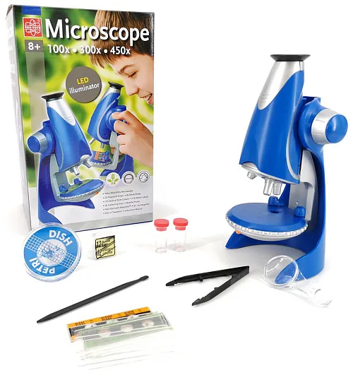 Микроскоп игрушечный EDU-TOYS 100–450x картинка