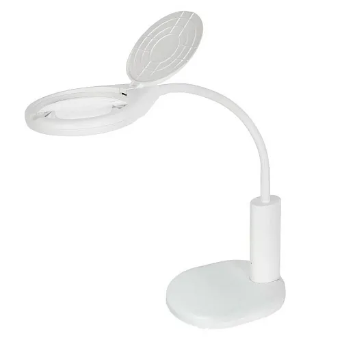 Лупа-лампа настольная Veber 2D LED, с подсветкой (8611) картинка