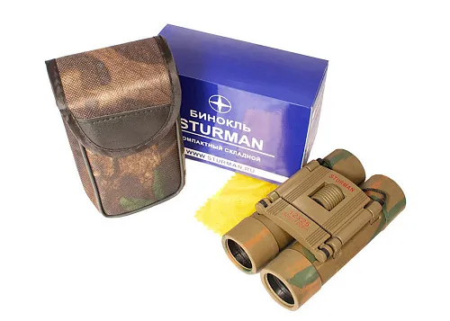 Бинокль STURMAN 12x25, зеленый картинка