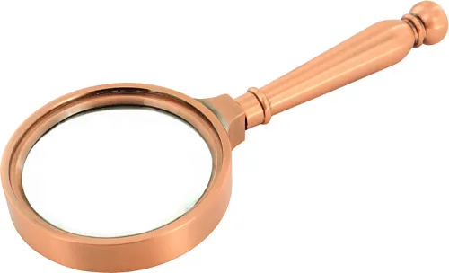 Лупа на ручке 3x, металл (17-65) картинка