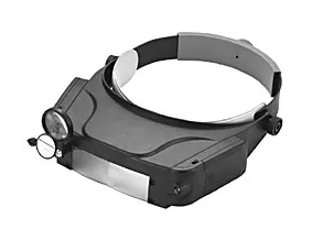 Лупа Kromatech налобная 1,5/3/9,5/11x, с подсветкой (2 LED) MG81007-C картинка