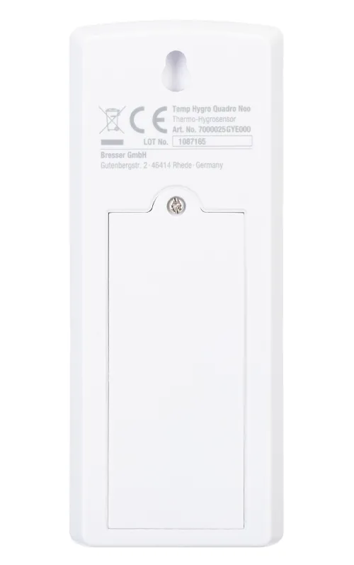 Метеостанция Bresser Temeo Hygro Quadro Prestige с тремя датчиками, серая изображение