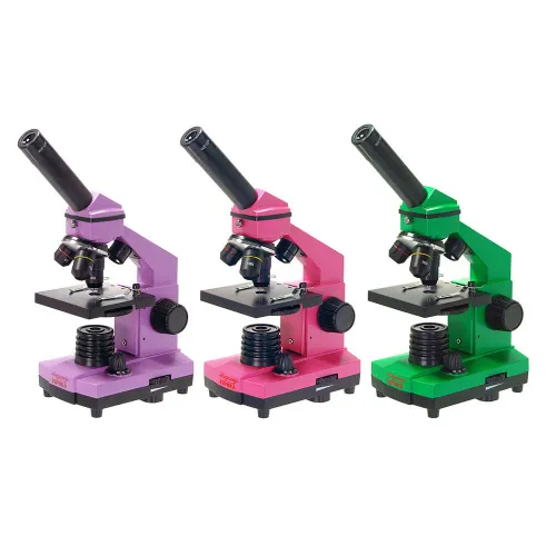Микроскоп Микромед «Эврика» 40х–400х, аметист, в кейсе картинка