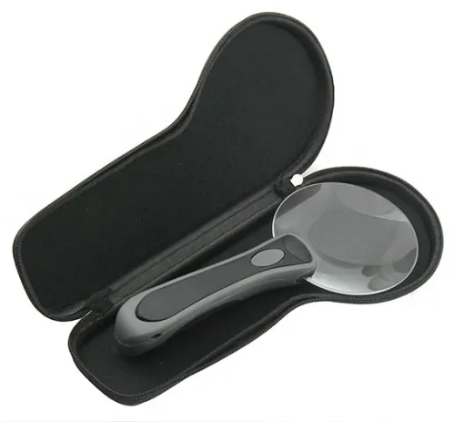 Лупа на ручке Veber 2,5x, 90 мм, с подсветкой (MG2B-3) фото