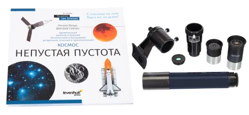 Телескоп Levenhuk Discovery Spark 114 EQ с книгой фотография