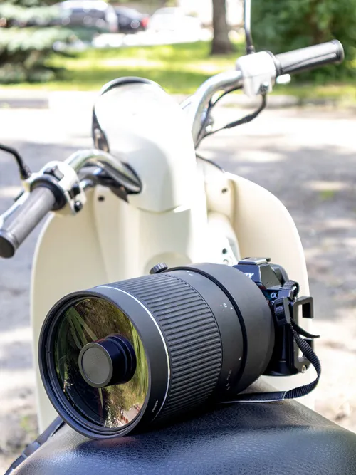 Объектив фотографический МС Рубинар 8/500 Макро фото