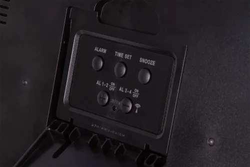 Часы настенные/настольные Bresser MyTime MC LCD в корпусе под дерево изображение