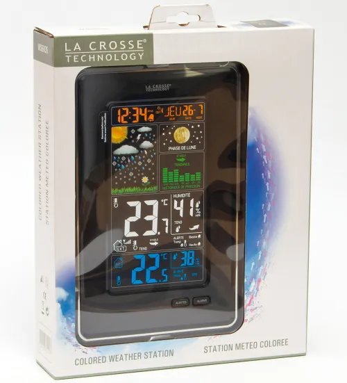 Метеостанция La Crosse WS6835 с цветным экраном фотография