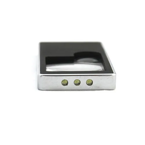 Лупа карманная Veber 3x/8x, 38x31 мм, с подсветкой (7007) фотография