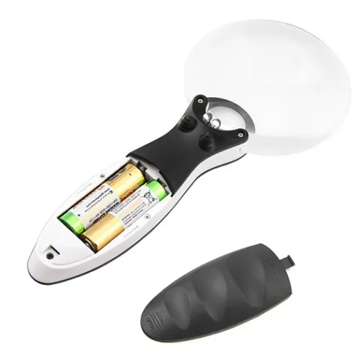 Лупа на ручке Veber 3/6х, 90 мм, с подсветкой (789-90) картинка