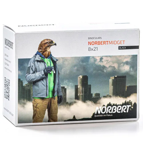 Бинокль Norbert Midget 8x21 Black Line картинка