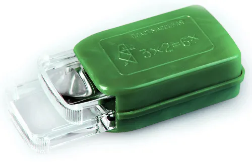 Лупа складная ЛПС-453 3x/6x, 24х24 мм, перламутровая фотография