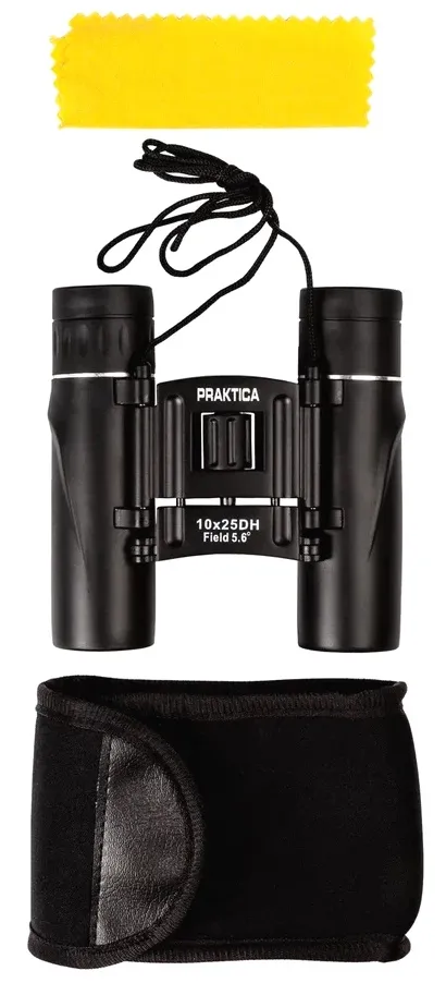 Бинокль PRAKTICA Falcon 10x25, черный картинка