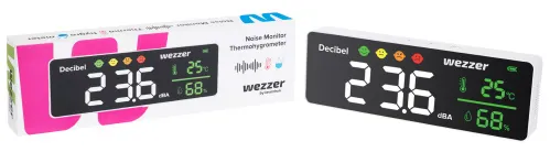 Шумомер-термогигрометр Levenhuk Wezzer Teo TH70 фотография