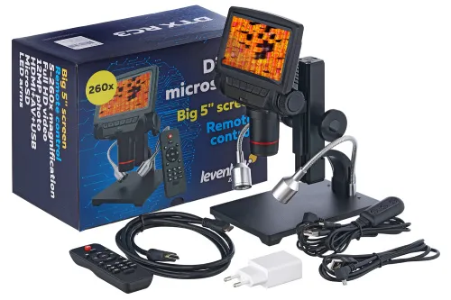 Микроскоп с дистанционным управлением Levenhuk DTX RC3 изображение