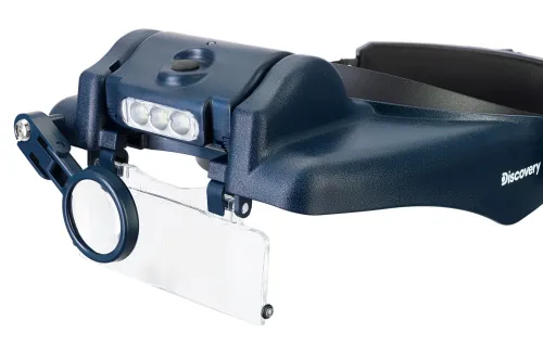 Лупа налобная с аккумулятором Levenhuk Discovery Crafts DHR 10 фотография