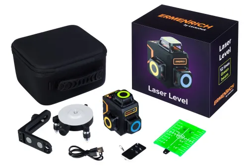 Лазерный уровень Ermenrich PRO LV50, черный изображение