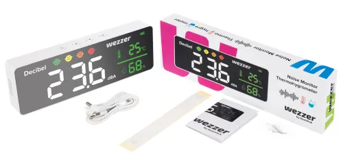 Шумомер-термогигрометр Levenhuk Wezzer Teo TH70 изображение