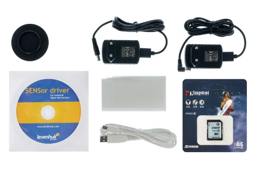 Микроскоп цифровой Levenhuk D80L LCD, монокулярный фотография