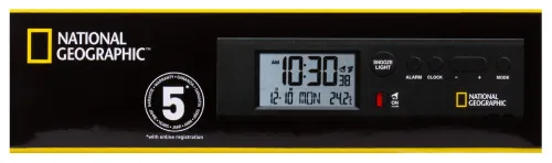 Часы Bresser World Time с термометром и фонариком фотография