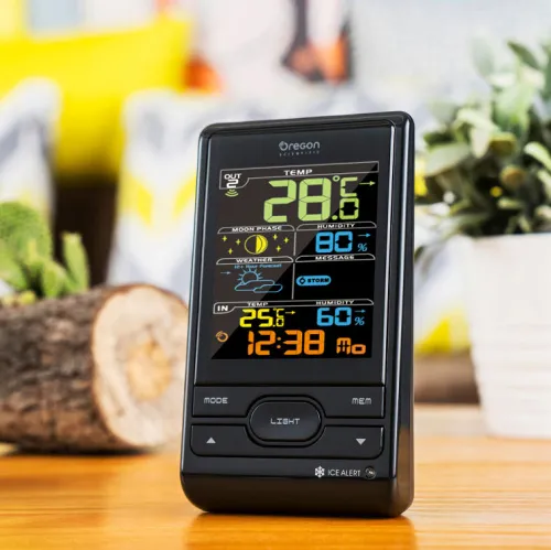 Метеостанция Oregon Scientific BAR208S, черная фотография