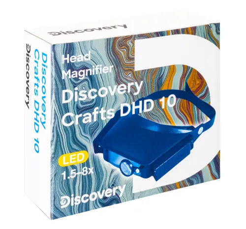 Лупа налобная Levenhuk Discovery Crafts DHD 10 изображение