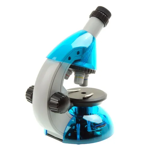 Микроскоп Микромед «Атом» 40–640x, лазурь изображение