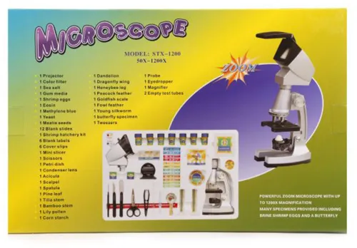 Микроскоп детский «Юный исследователь» (STX-1200) фото