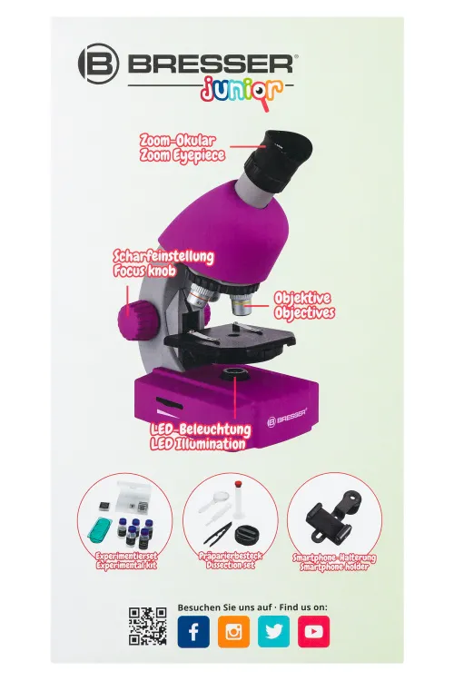 Микроскоп Bresser Junior 40–640x фото