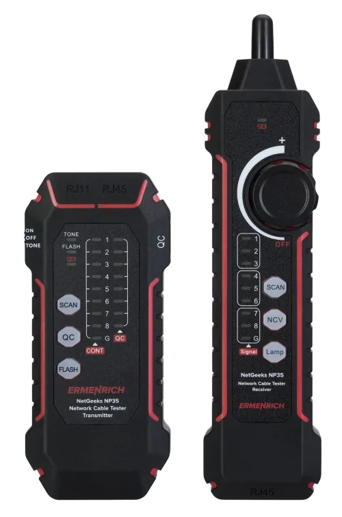 Кабельный тестер Ermenrich NetGeeks NP35 фотография