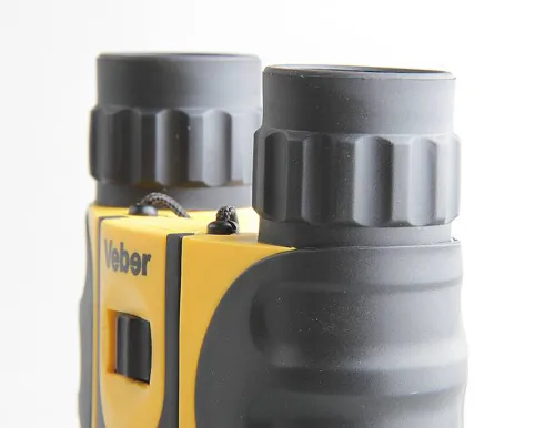 Бинокль Veber 8x25 WP, желто-черный изображение