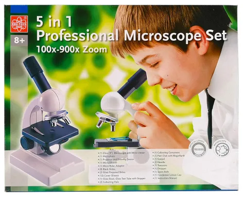 Микроскоп игрушечный EDU-TOYS 100–900x (MS901) фотография