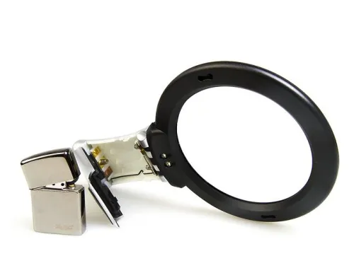 Лупа на ручке/настольная Veber 2x/4x, 100/25 мм, с подсветкой (MG1713-1) изображение