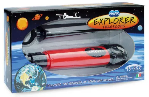 Телескоп детский настольный Navir 15x c дополнительной линзой на 25x изображение
