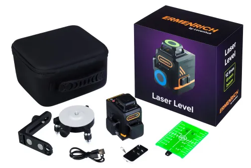 Лазерный уровень Ermenrich LV60 PRO, черный изображение