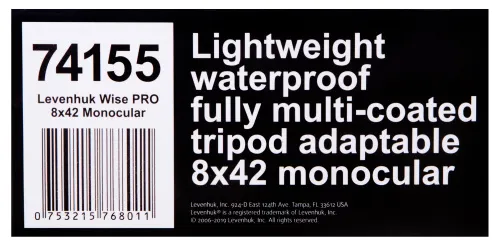 Монокуляр Levenhuk Wise PRO 8x42 изображение
