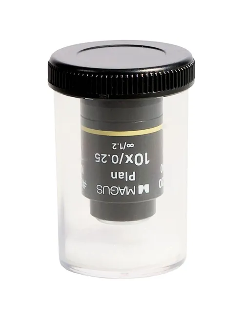 Объектив MAGUS 10PL60V Plan 10х/0,25 ∞/1,2 H60 мм картинка